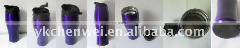 16oz Double wall Customed stainless steel thermos travel mug