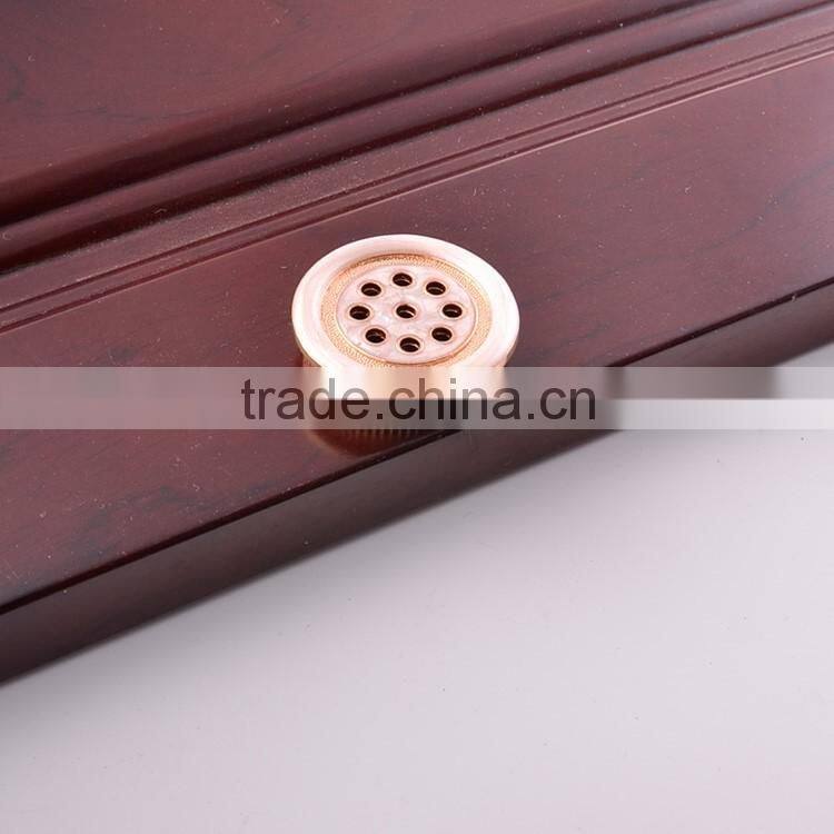 chinese wholesale rural zamak zinc alloy round gold kitchen cabinet closet cupboard drawer knob