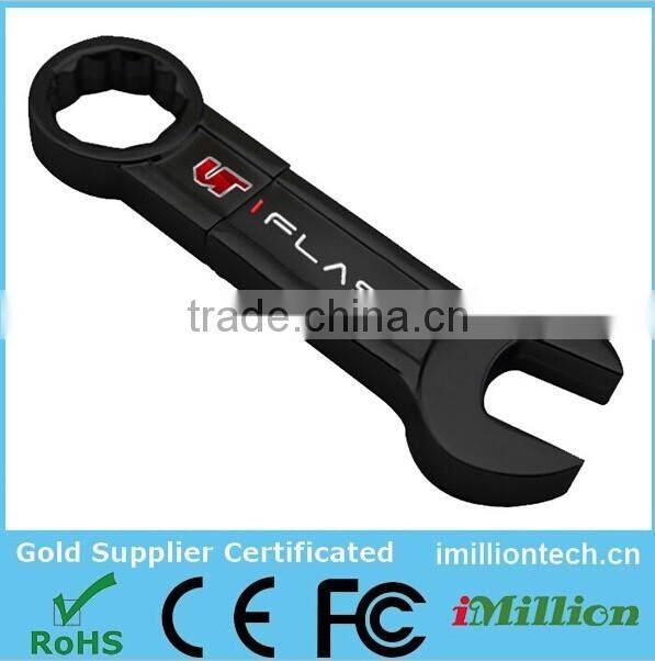 2016 New Product!! Metal Wrench USB 2.0 Thumbdrive for Promotion, No Encryption Custom Logo USB Flash Drive