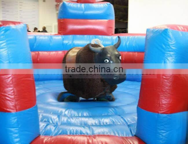 Inflatable mechanical bull mattress/ inflatable mat for mechanical bull