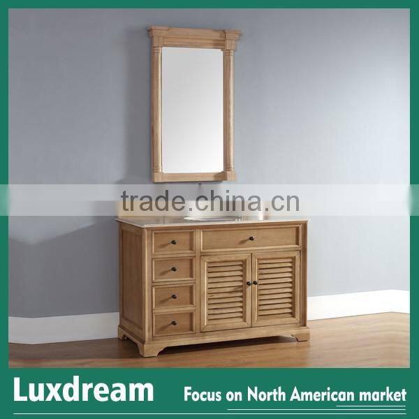 Toronto nature wood bathroom vanities with granite top