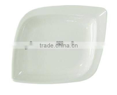 square leaf shaped melamine sauce dish
