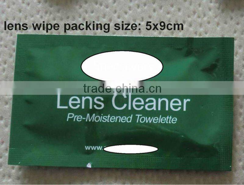 eyeglass cleaning wipe-individually wrapped lens,sunglasses cleaner