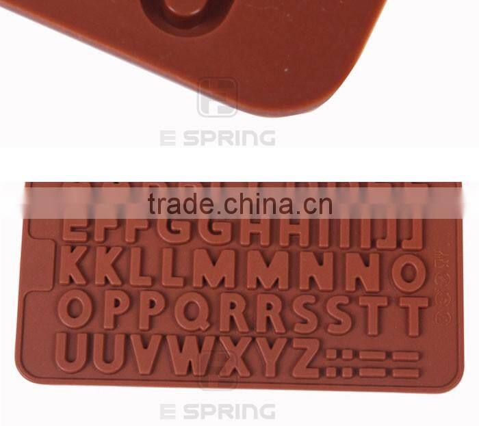 High Quality Chocolate Fondant Cake Decorate Silicone Alphabet Trays Mold