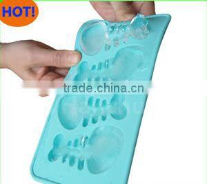 Hot Selling Black Mustache Silicone Ice Mold