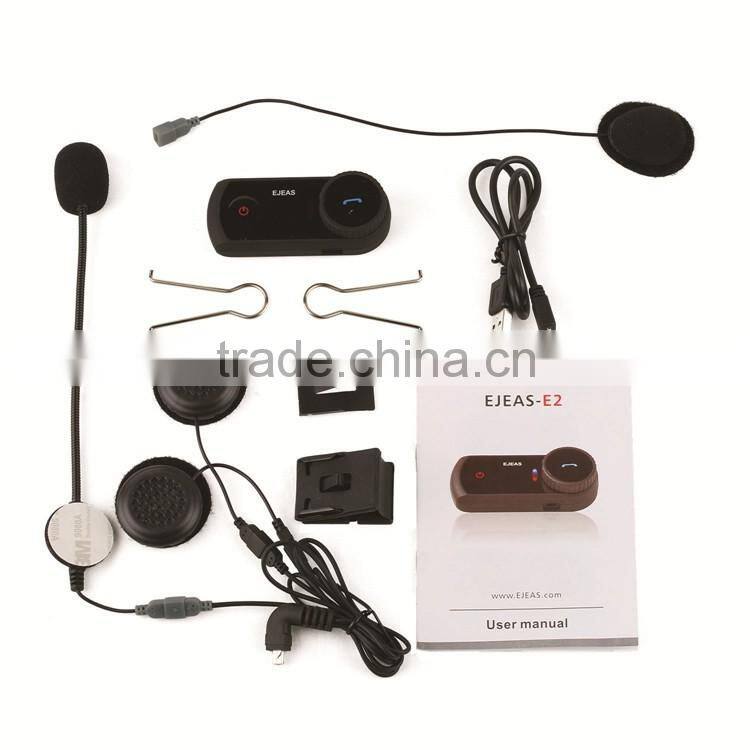 2016 New Ejeas Brand E2 Support 4Riders Connection Riders Full Duplex intercomunicadores vehicle intercom