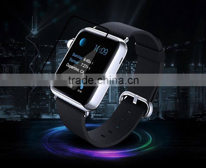 Anti Shock Tempered Glass For apple watch touch screen protector, wholesale