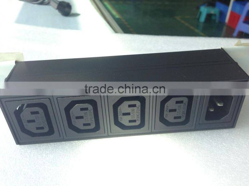 IEC Kettle Lead C13 4 Way Multiboard MultiGang Extension Splitter Board Box
