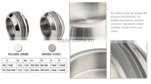 factory price professional products knowledge stainless steel door handle glass door handle