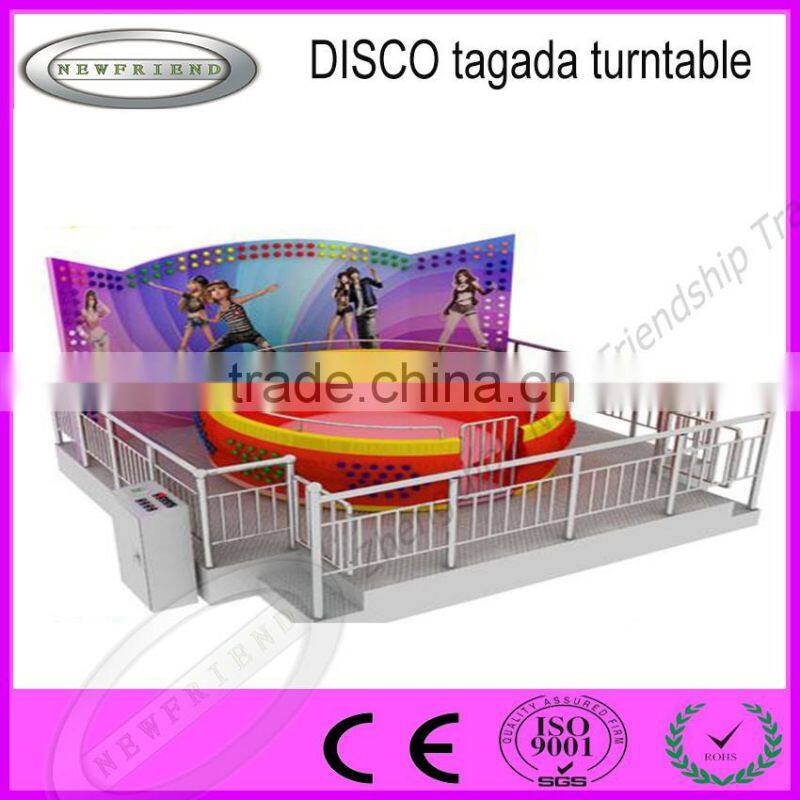 China Amusement Outdoor playground theme park amusement ride disco tagada turntable
