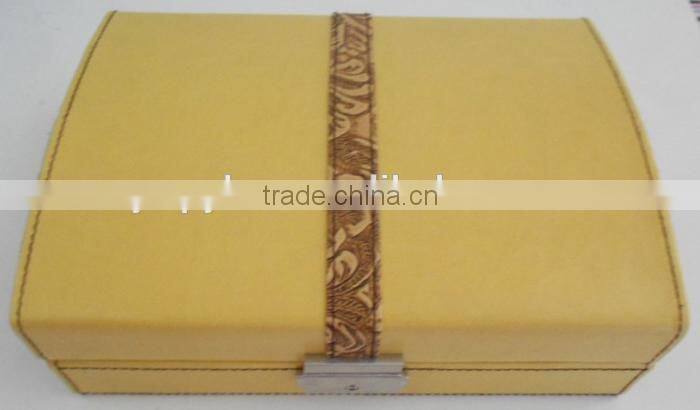 2014 newly fashion multi-purpose Leather made jewelry case for lady's accessaries