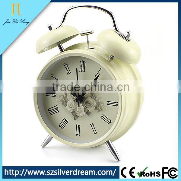 Trending hot products metal small alarm clock table clock