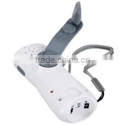 led hand press flashlight and crank flashlight