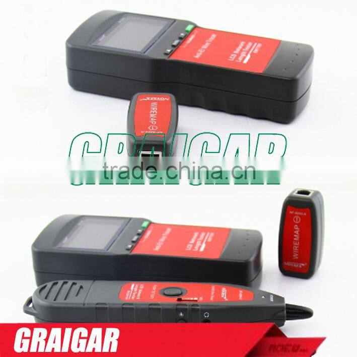 NOYAFA NF-8200 LCD Network LAN Cable Tester Cable Continuity Tester inspection Wire Tracker Anti-interference