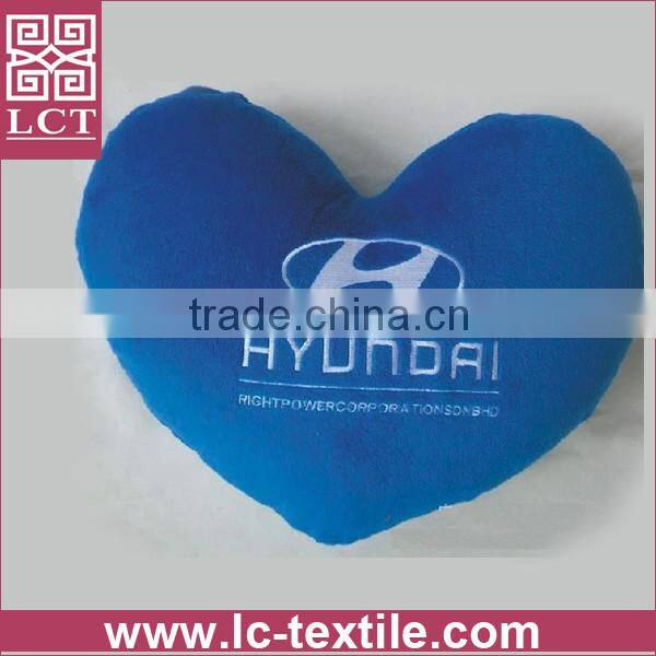 customized dye sublimation printing high quality grade polyester heart pillow for promotional activity(LCTP0175)