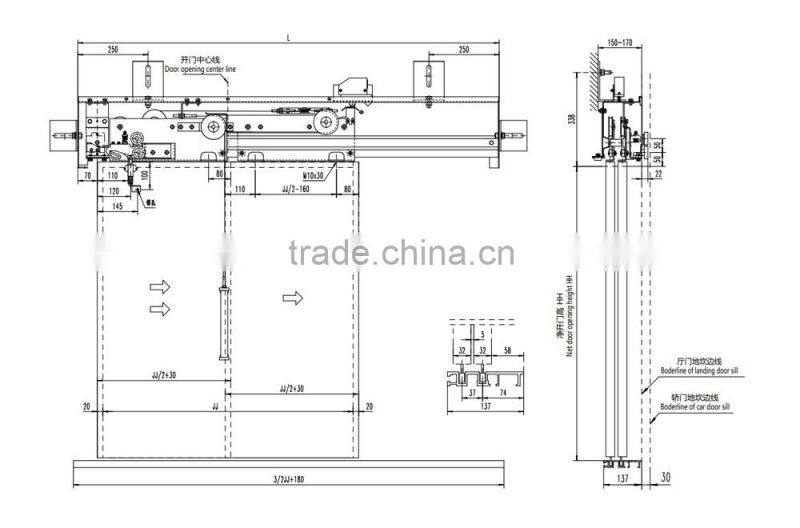 Elevator Part Door Operator Electric Door Closer