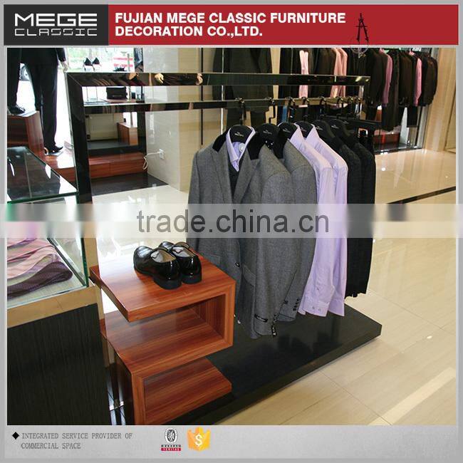 Metal Hanging Clothing Shop Display Fixtures