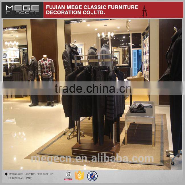 Metal Hanging T Shirt Retail Display Stand