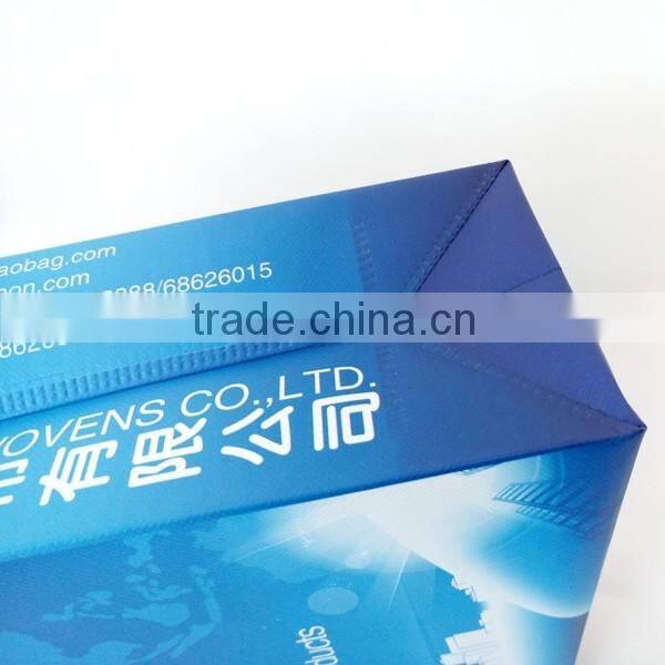 cheap laminated non woven heat pressed grocery shopping bags