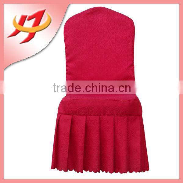 wholesale cheap fancy universal banquet chair cover for wedding Hotel, jacquard round back chair covers