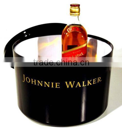 10 liters double layer wine ice bucket with lids for beer promotion