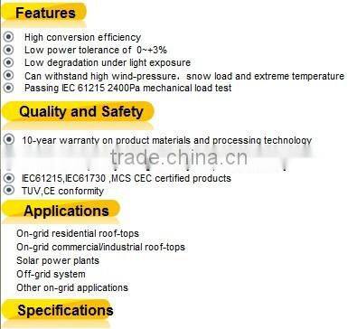 semi flexible 200W American sunpower solar module for boats, caravans, launch & mobile homes used with CE certified
