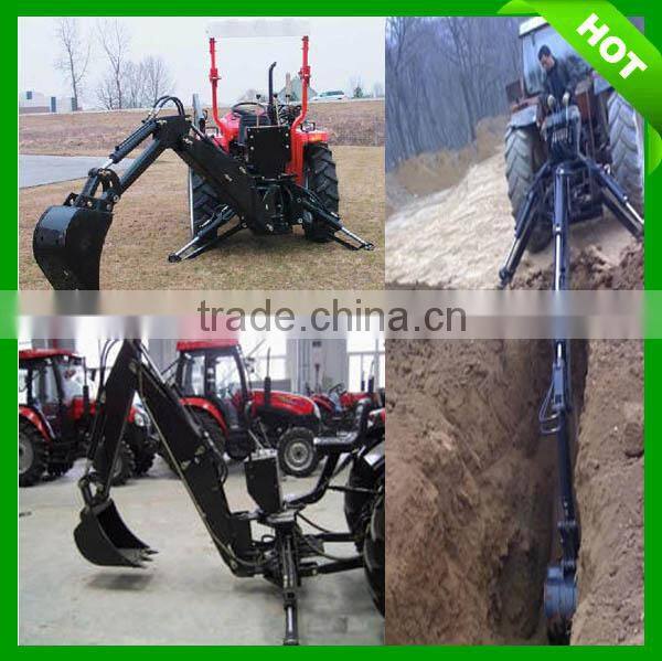 LW-7 small garden tractor backhoe