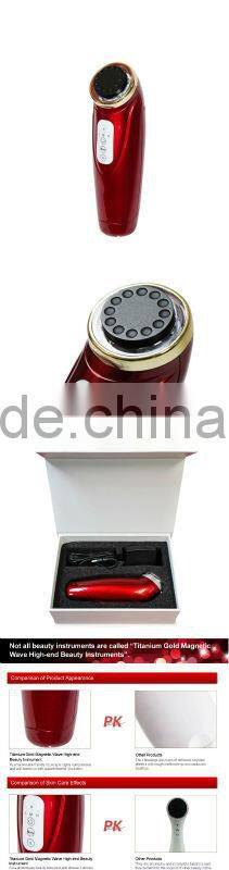 Titanium gold magnetic wave high-end beauty instrument BD-CS016