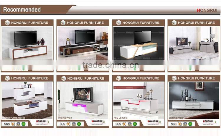 Home Designs Furniture Wood Living Room Lcd Stand Design White Lacquer Tv stand Cabinet