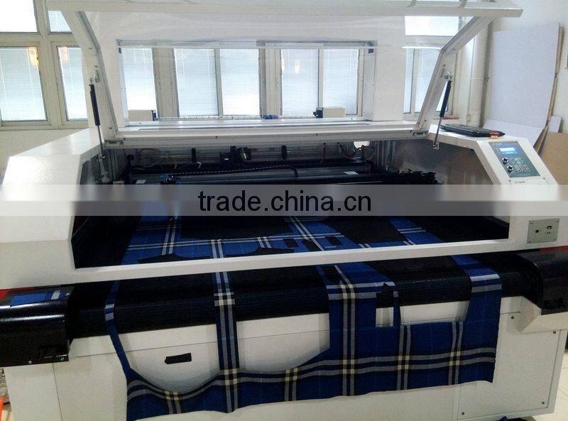 Vision Laser Cutting System for Patterned Fabrics Marker Matching