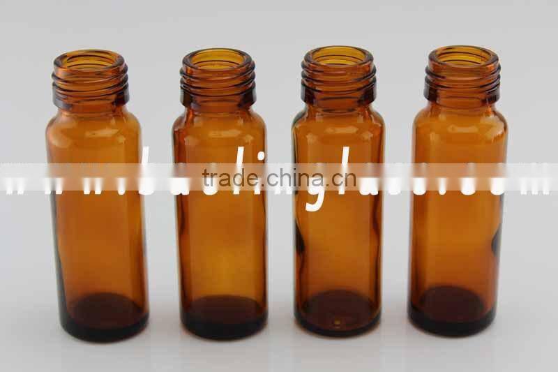 amber width mouth glass bottle for Pill