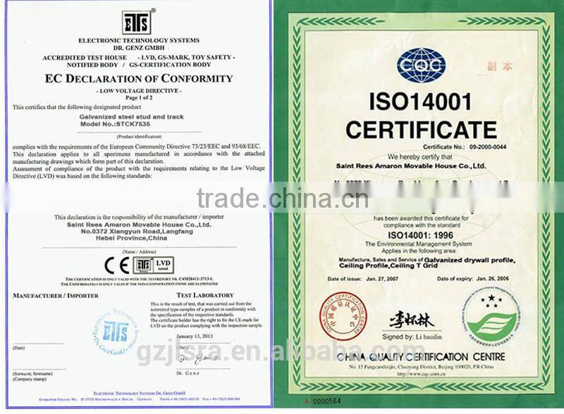 Hot sale light steel frame ud cd for ceiling