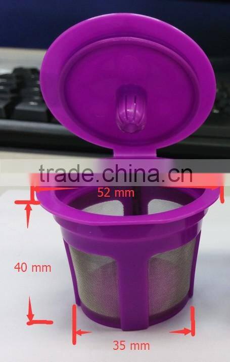 BPA free top quality keurig 1.0 and 2.0 k cup filter golden