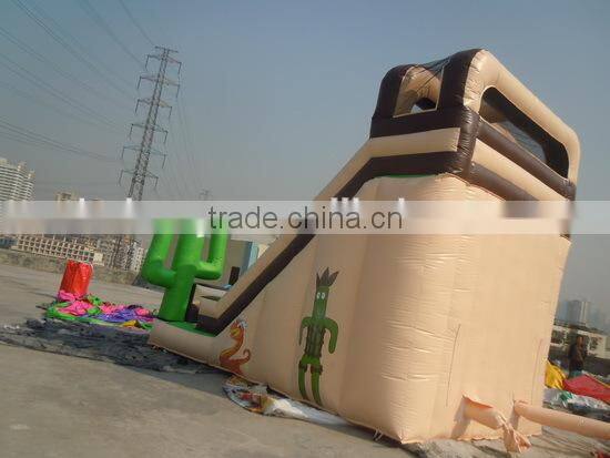 Hola summer color inflatable slip n slide/inflatable slide/inflatable water slide