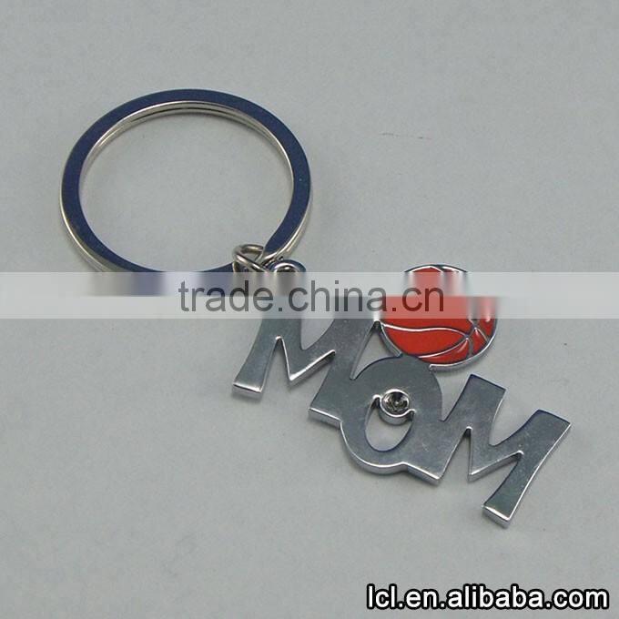 From china keychain with letters MOM, keychain metal maker wholesale
