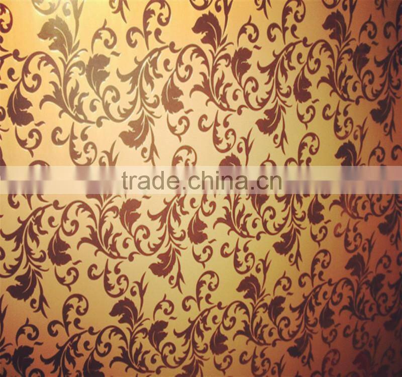 shahe city decorative acid etched mirror glass