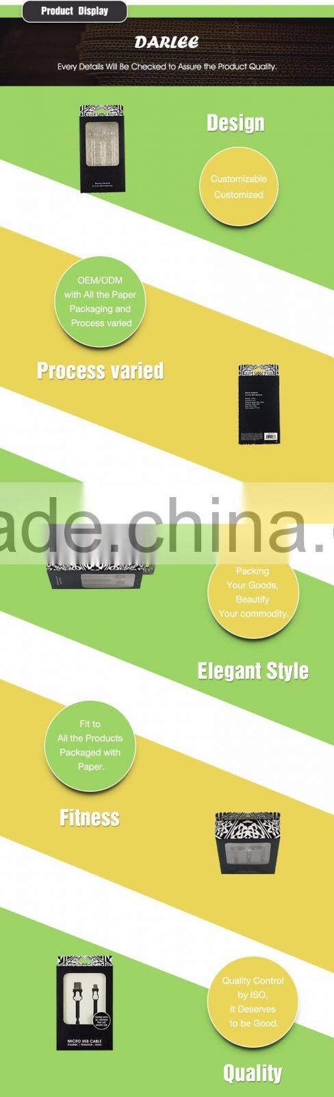 coated one side earphone packaging with blister