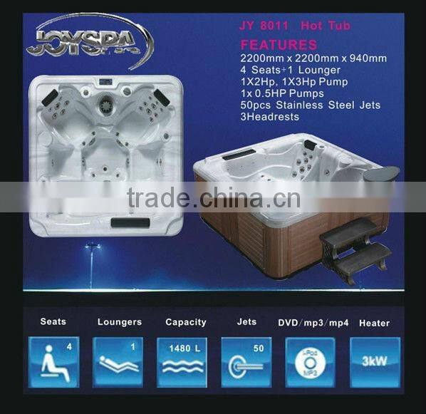 whirlpool spa tub spa bath outdoor acrylic massage spa