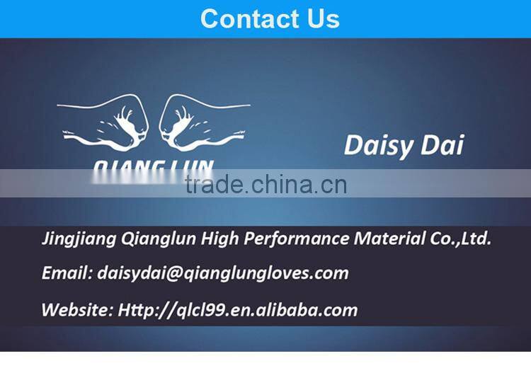 13G seamless knitted HPPE working gloves cut level 5 hand protection