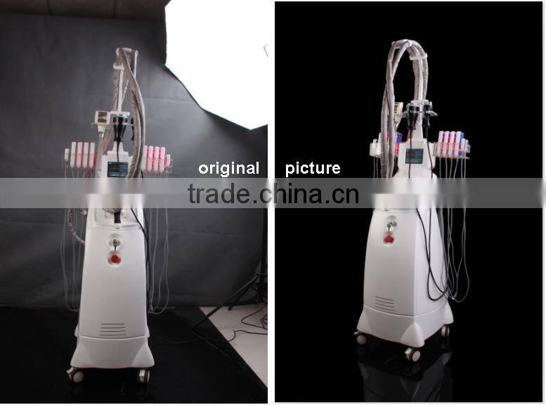 LM-S500G Professional 5in1 multifunctional auto roller vacuum lipo laser rf cavitaiton clinic equipment