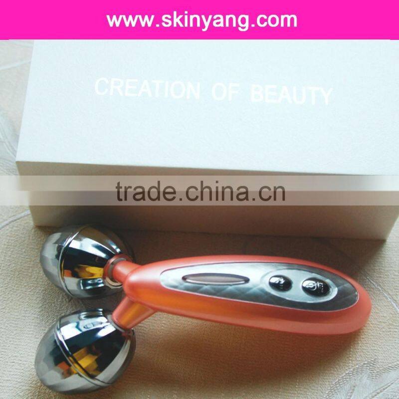 Customized 4D facial massager Slimming handheld and body slimming massage with platinum roller recharge massager machine