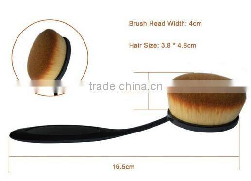 Private brand Oval Head Cosmetic Brush Set 10 pieces beauty and makeup tools