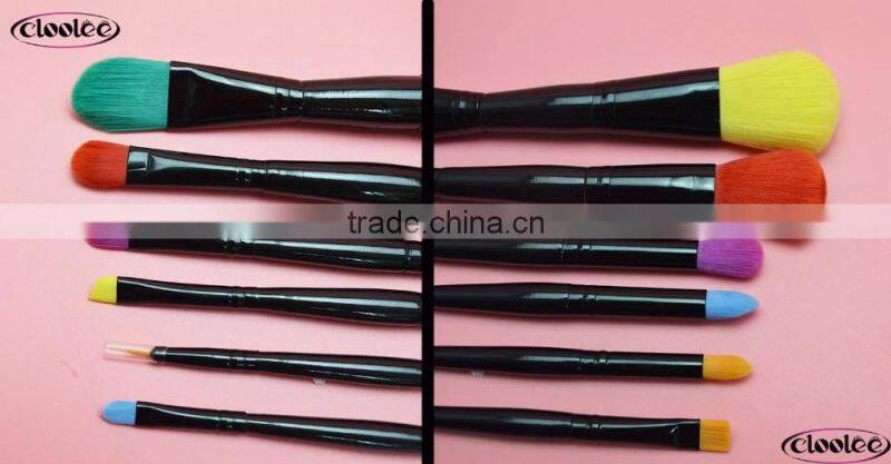 High Quanlity Best Selling Promotional Foundation Cosmetic Eyeliner Blush Contour Lip Cosmetics Brush Set