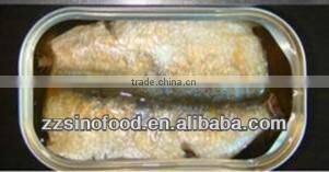 Canned Fish Canned Sardines in Vegetable Oil