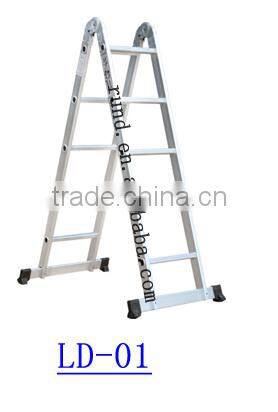 RD telescopic metal pipe aluminum loft ladder