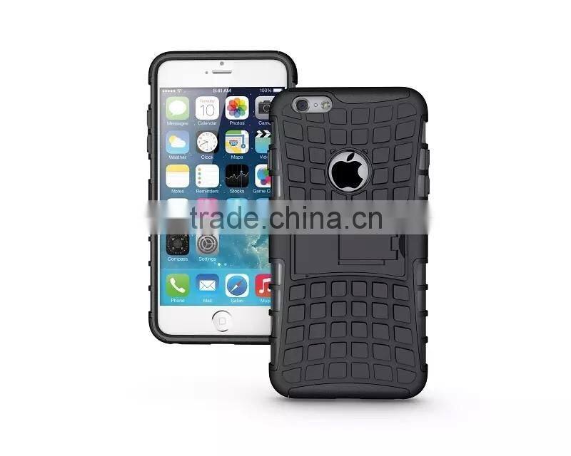 Multicolor TPU+PC Armor Spider Hybrid Kickstand Cell Phones back cover for iPhone 6/6 plus