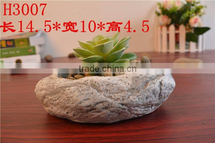 lovely decorative natural stone flower pot stone crafts