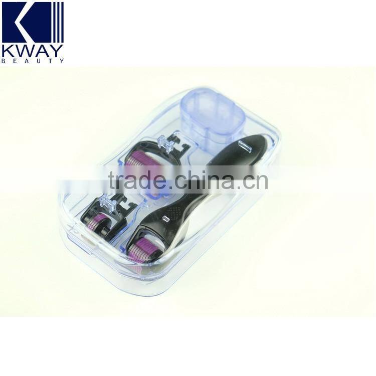 Wholesale microneedle derma roller private label 4 in 1 face roller treatment