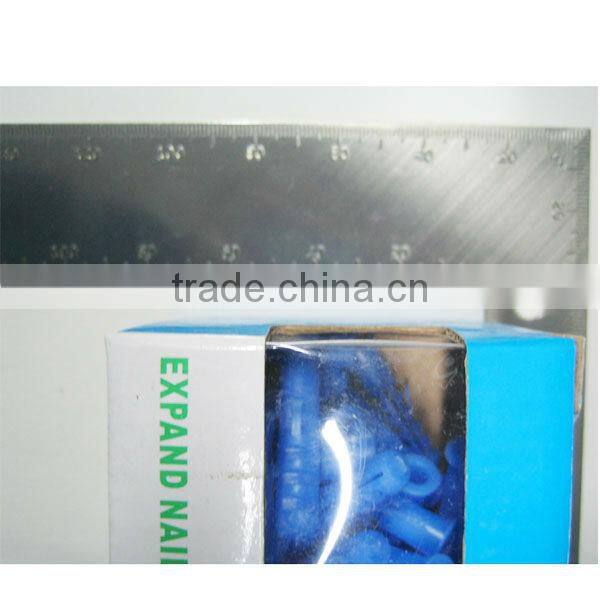 8mm good quality Plastic Wall Plug in color box