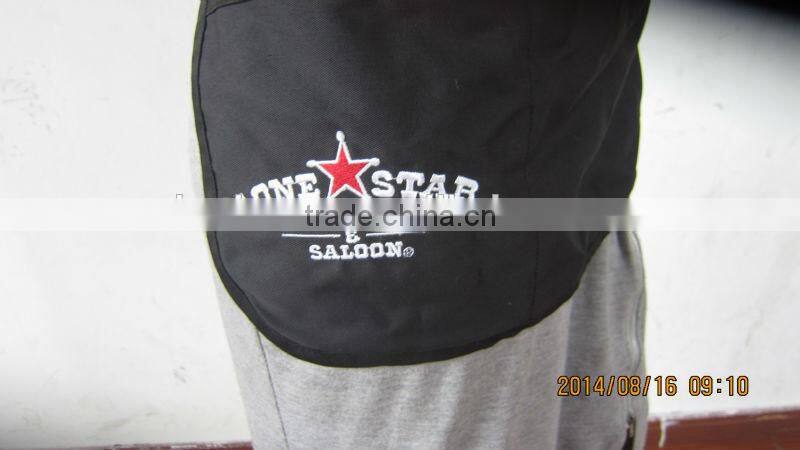 Wholesale waist apron with zipper pocket, apron of uniform